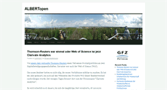 Desktop Screenshot of albertopen.telegrafenberg.de